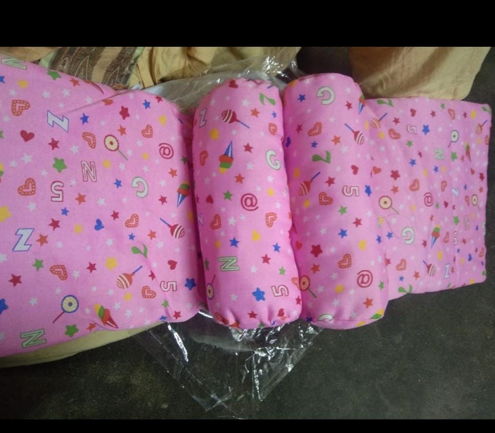 Premium quality baby head support pillow from HomeOn Store - Random Color Design.