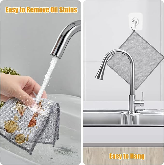 Wire Dish Cleaning Cloth – Easy & Quick Kitchen Washing