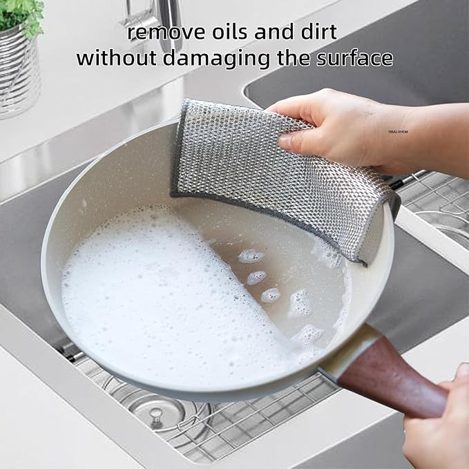 Wire Dish Cleaning Cloth – Easy & Quick Kitchen Washing