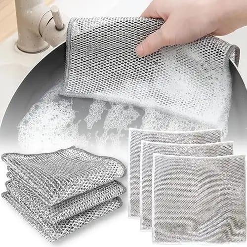 Wire Dish Cleaning Cloth – Easy & Quick Kitchen Washing