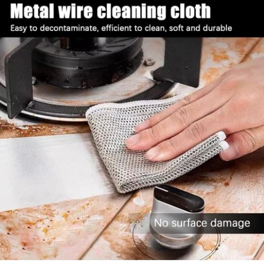 Wire Dish Cleaning Cloth – Easy & Quick Kitchen Washing