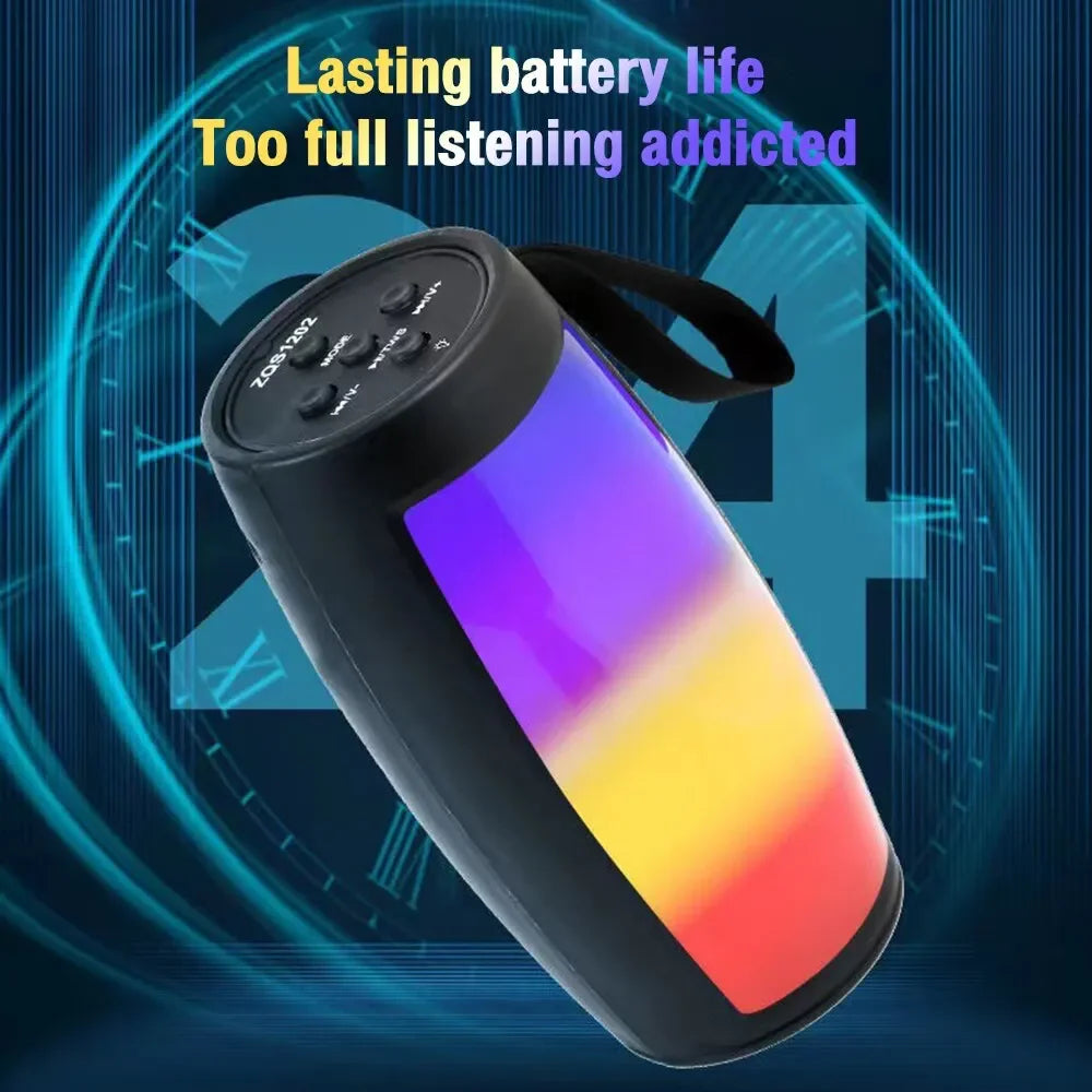 Portable Bluetooth Speaker – Powerful Sound with LED Lights