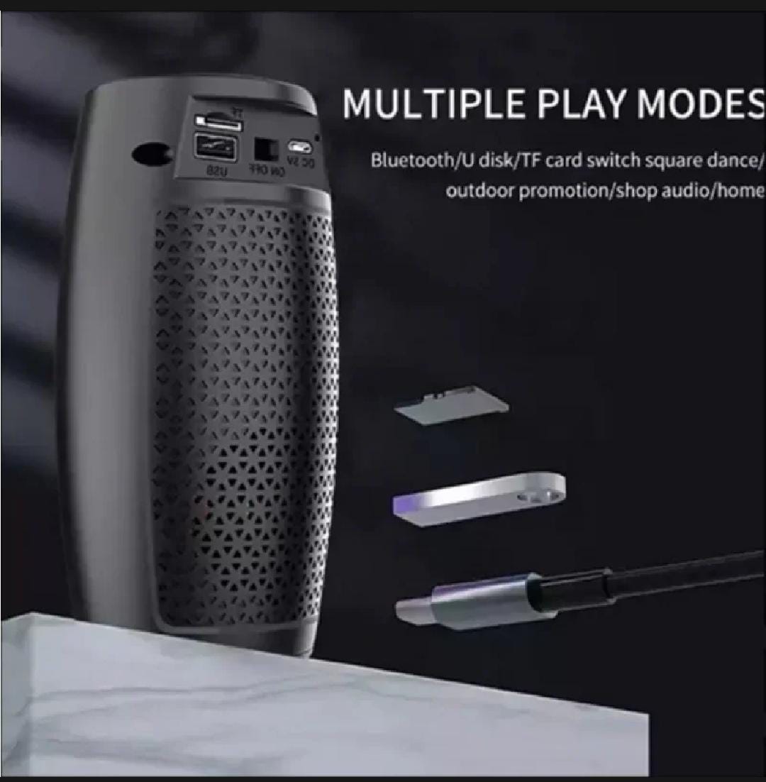 Portable Bluetooth Speaker – Powerful Sound with LED Lights