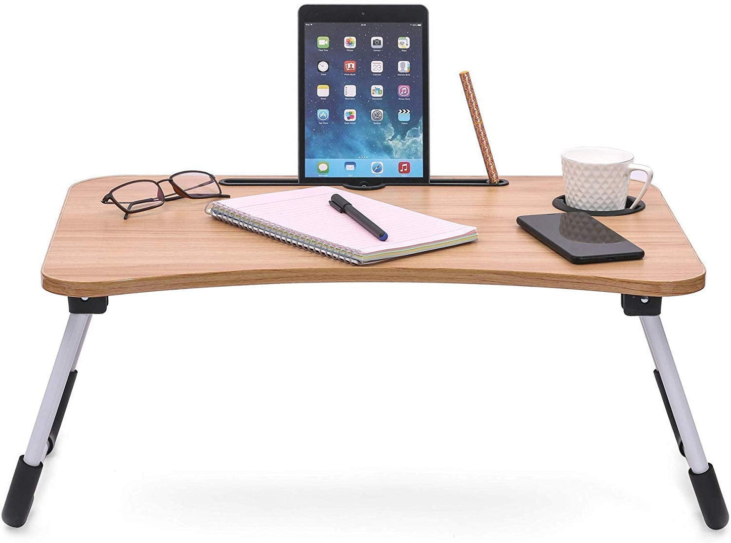Wooden Laptop Table - Laptop Stand - Floor Table - Laptop table - Drawing Desk - Bed Tray Table Fold