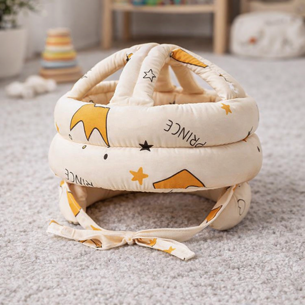 Baby Safety Helmet  Soft Head Protection  Cap for Toddlers