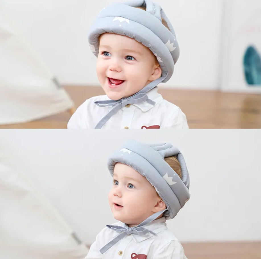Baby Safety Helmet  Soft Head Protection  Cap for Toddlers