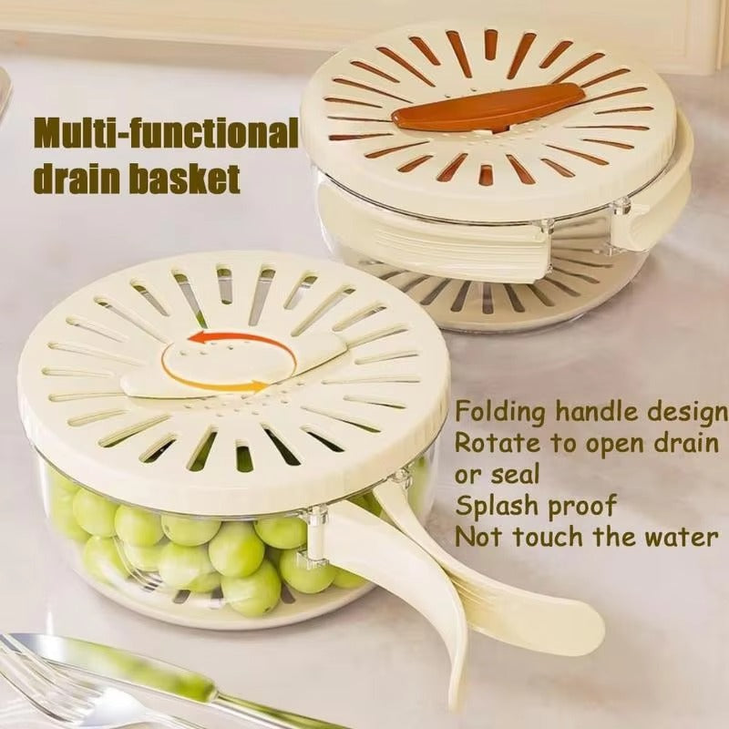 Multi-Function Cleaning Basket – Wash, Drain & Store Easily