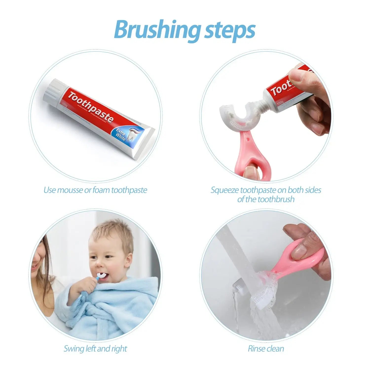 Safe Baby Toothbrush Silicone