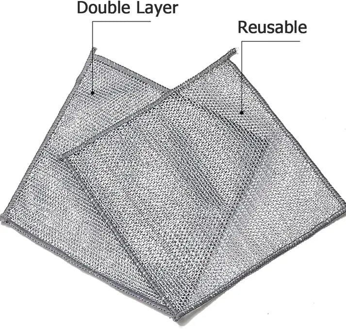 Super Absorbent Dish Washing Cleaning Cloth | Reusable Kitchen Cleaning Towel