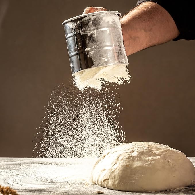 Flour Sifter, Stainless Steel Sifter for Baking