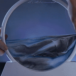 Modern 3D moving sand art glass frame stress relief decor