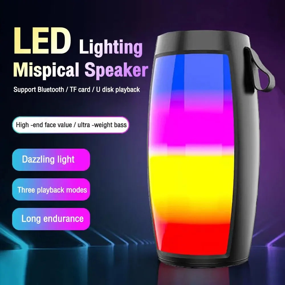 Portable Bluetooth Speaker – Powerful Sound with LED Lights