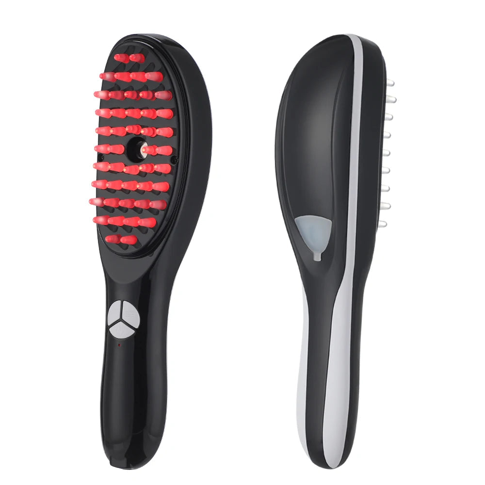 TheraBrush Hair Growth Comb with Oil Diffuser – Rechargable Scalp Massage Brush