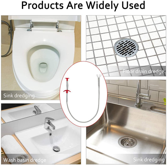 Metal Flexible 60cm Wire Brush Drain Cleaner