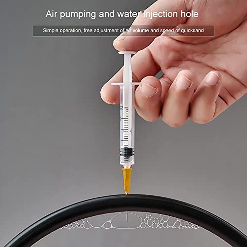 Relaxing 3D liquid sand art decore with moving sand landscape